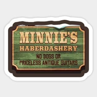 Minnie's Haberdashery Sticker